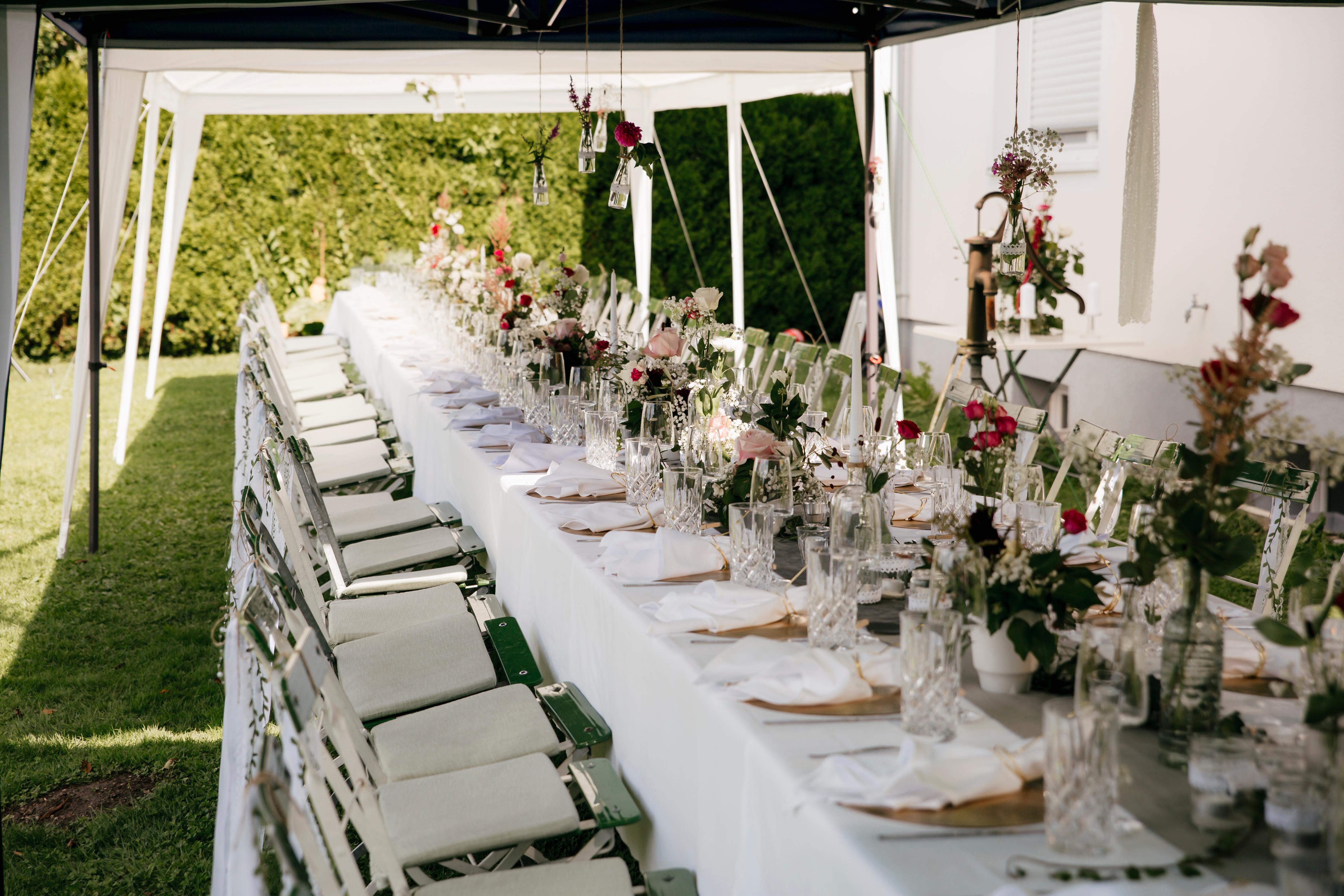 Konzeptplanung & Umsetzung Gartenhochzeit